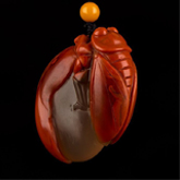 南紅瑪瑙掛件一鳴驚人